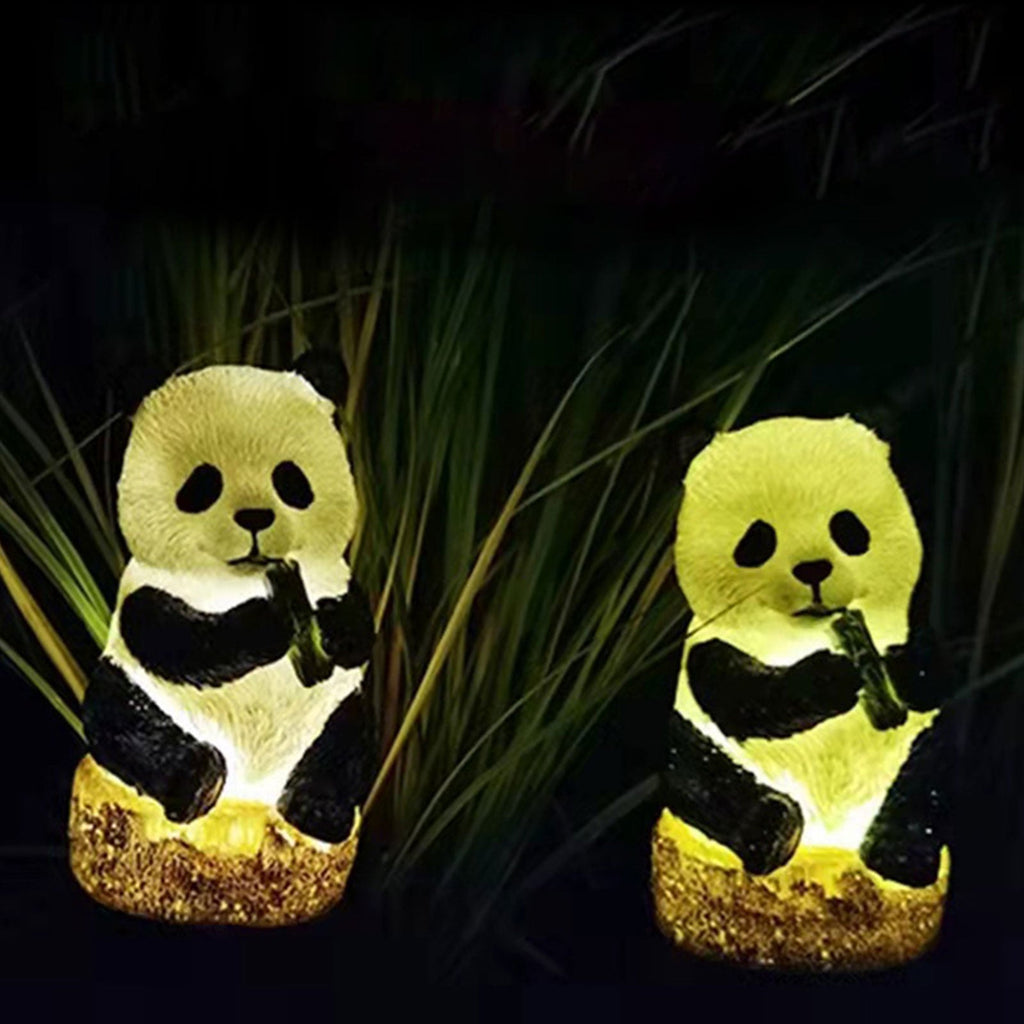 Woowooh Outdoor Panda Solar Garden Light