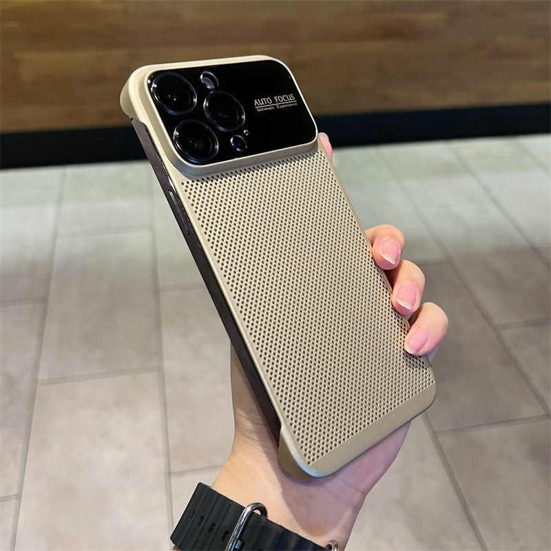 Iphone Case Big Window Hollow Out Heat Dissipation