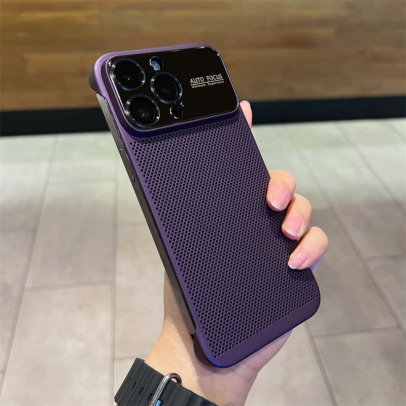 Iphone Case Big Window Hollow Out Heat Dissipation