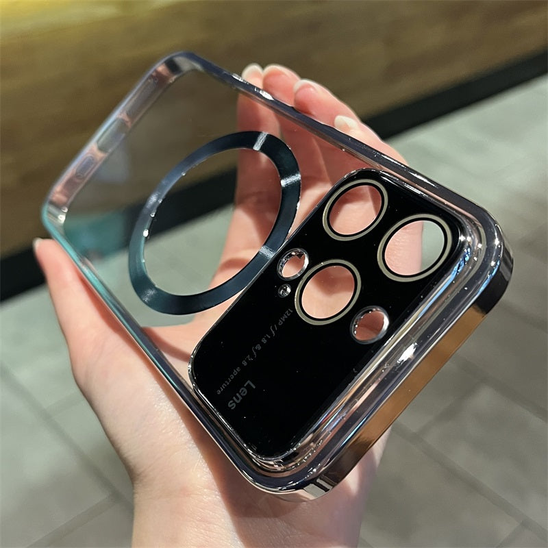 Magnetic Phone Case with Lens Film