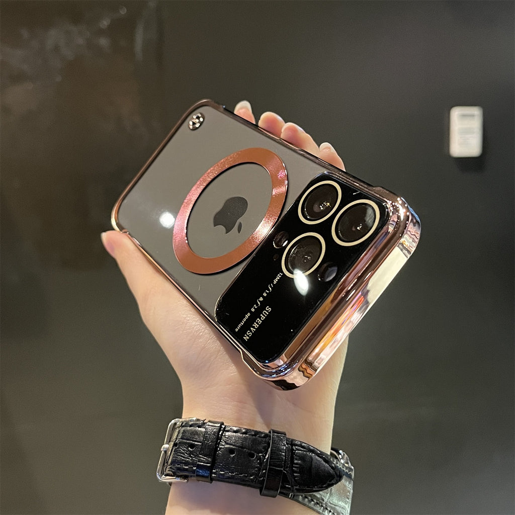 Magnetic iPhone Case Borderless Single Circle