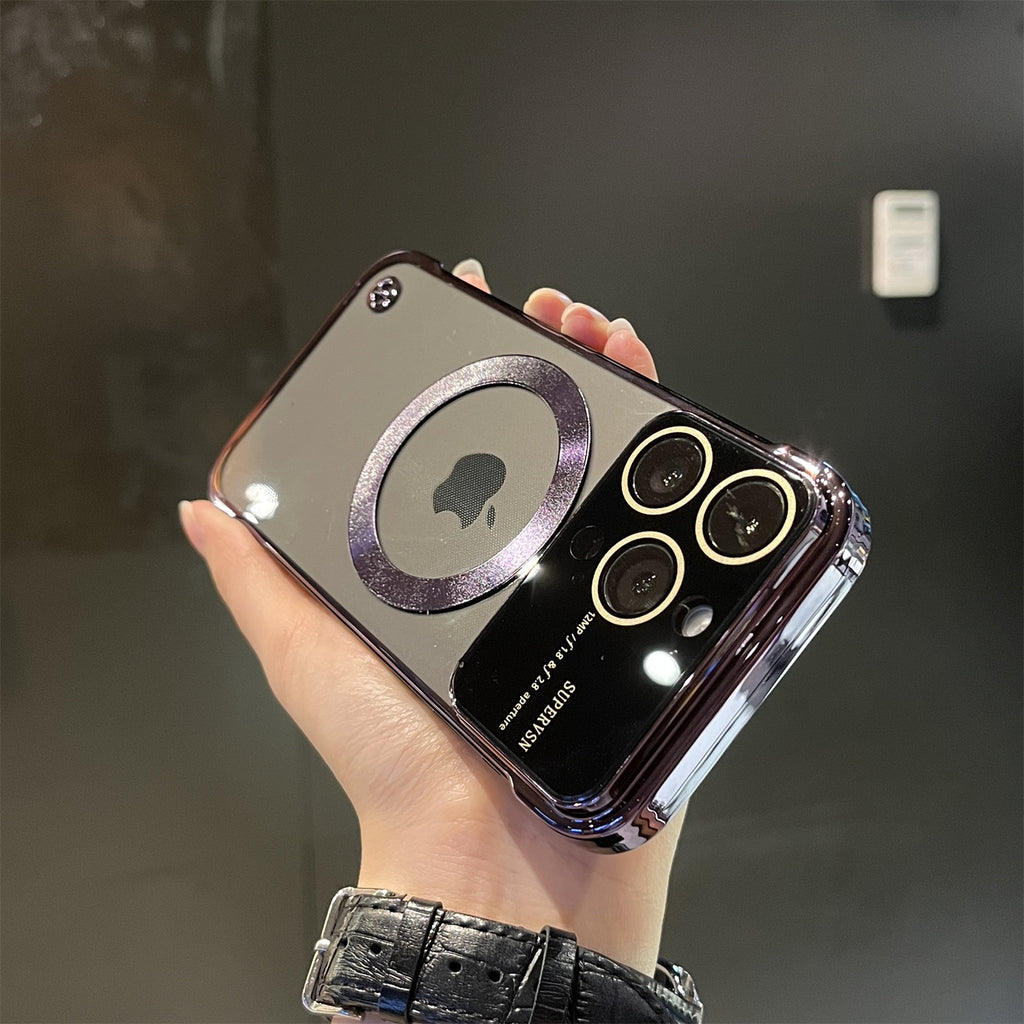 Magnetic iPhone Case Borderless Single Circle