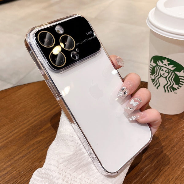 Phone Case with Lens Film Large Window