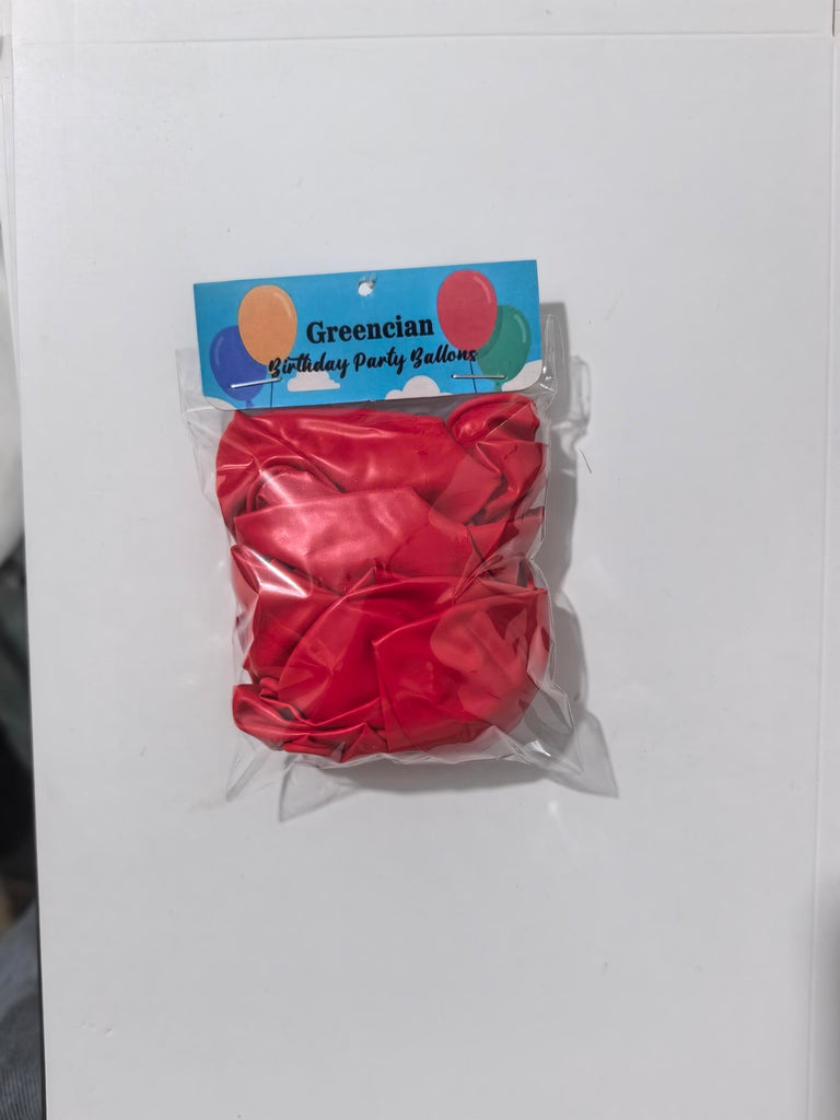 Red Balloons 12 Inches Latex Balloons, 12 Bright Color Party Balloons for Birthday Baby Shower Wedding Party Supplies Arch Garland