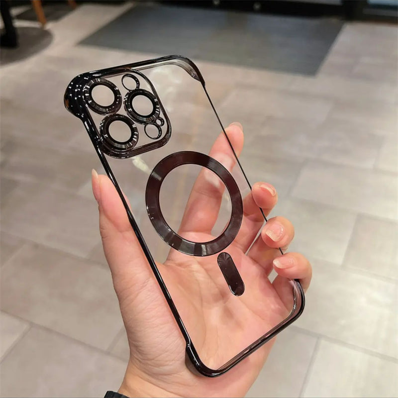 iPhone Case Borderless Lens Protector Megnetic with Tail