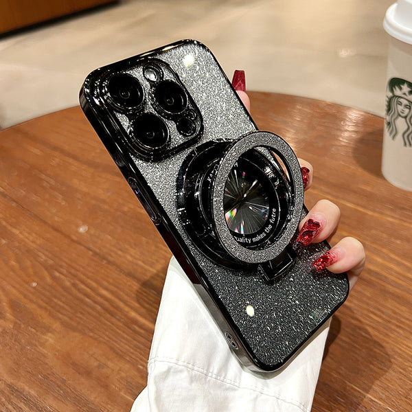 iPhone Case Glitter with Magnetci Holder