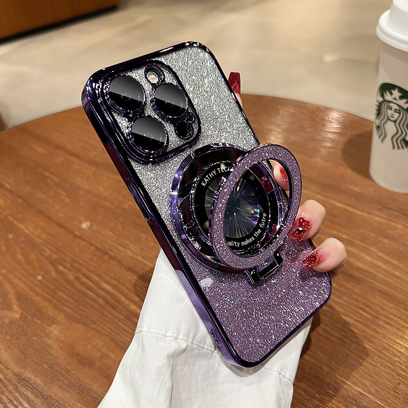 iPhone Case Glitter with Magnetci Holder