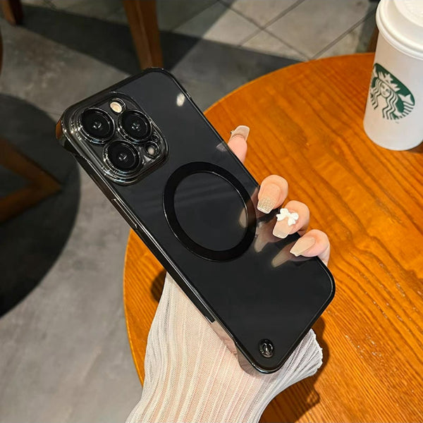 iPhone Case Megnetic Borderless With Lens Protector