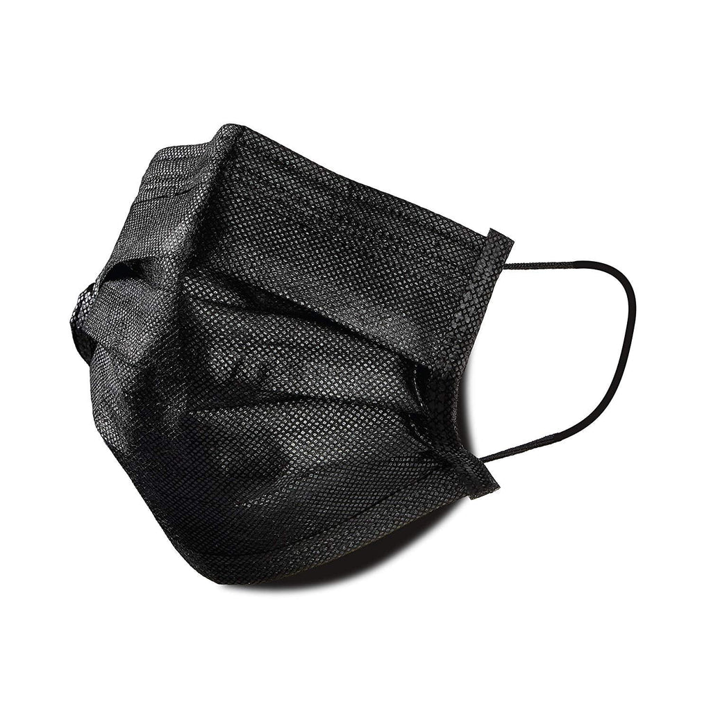 Disposable Antiviral Face Mask 3 Layers Black