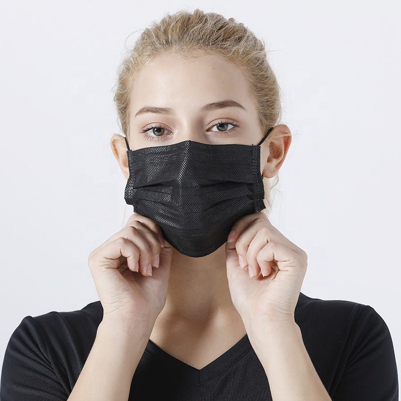 Disposable Non-woven Black Face Mask