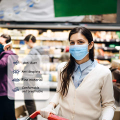 Face Mask Disposable 3-Ply 50PCS 100PCS