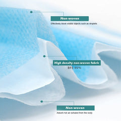 Face Mask Disposable 3-Ply 50PCS 100PCS