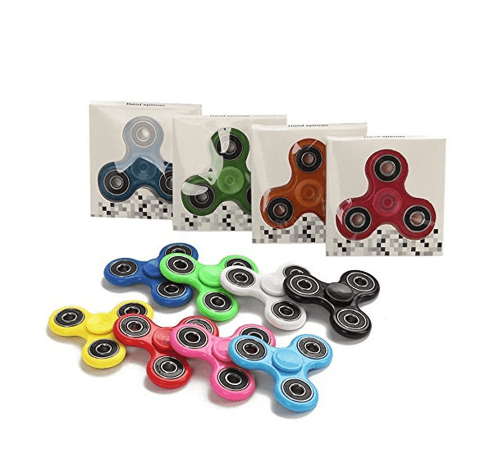 Fidget Hand Spinners 25 PC Color Bundle Bulk EDC Tri-Spinner