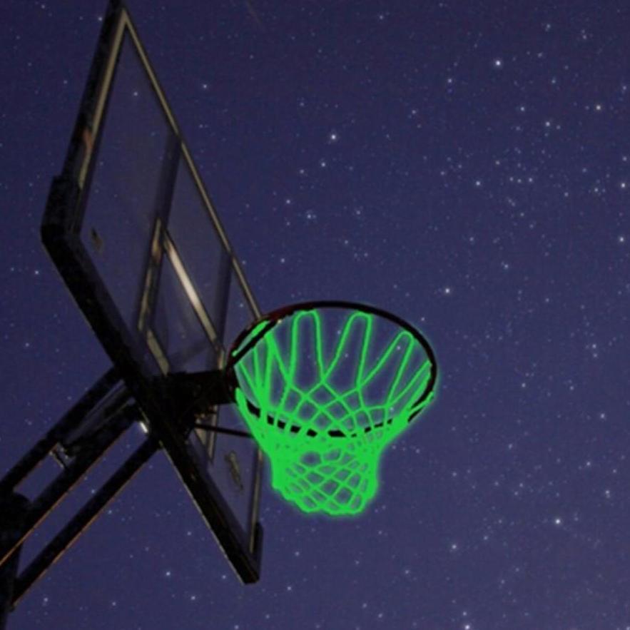 Glow-in-the-dark LED Basketball Set and Luminous Net