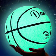 Glow-in-the-dark LED Basketball Set and Luminous Net