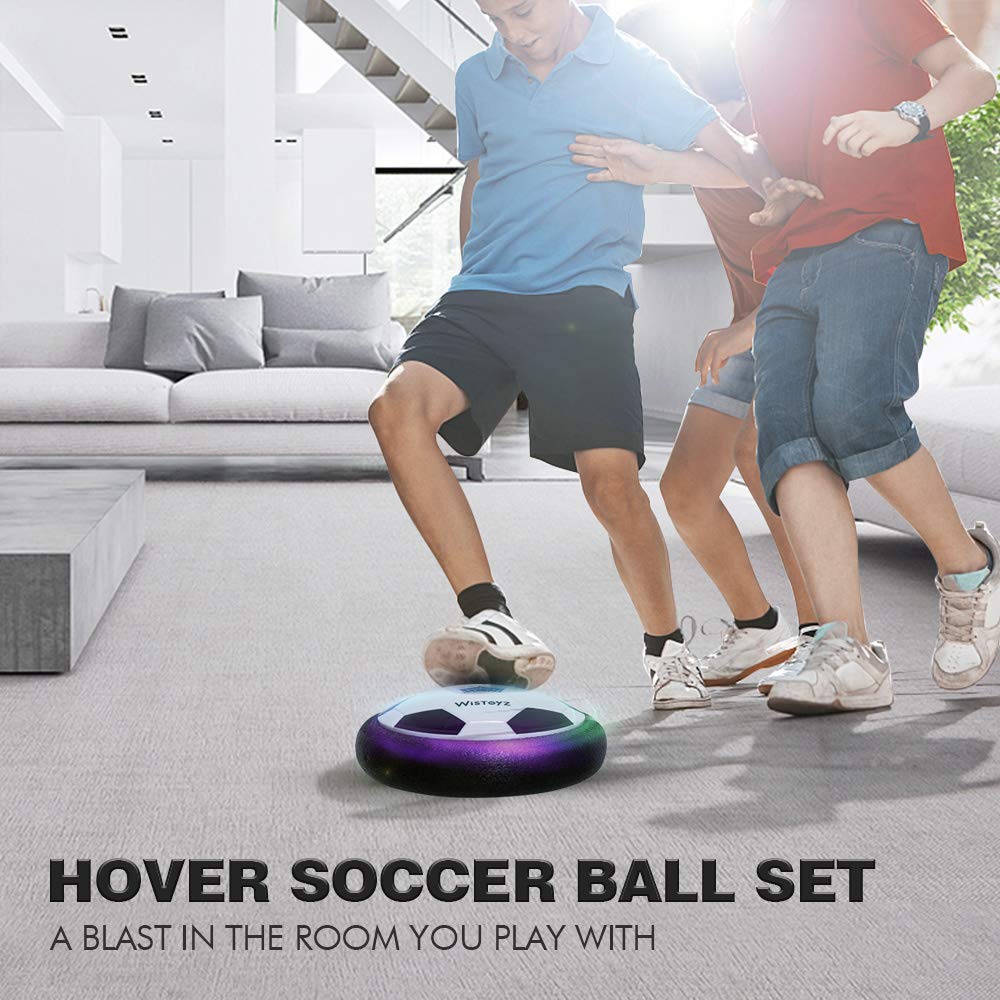 Hover Soccer Ball Set with 2 Goals LED Light