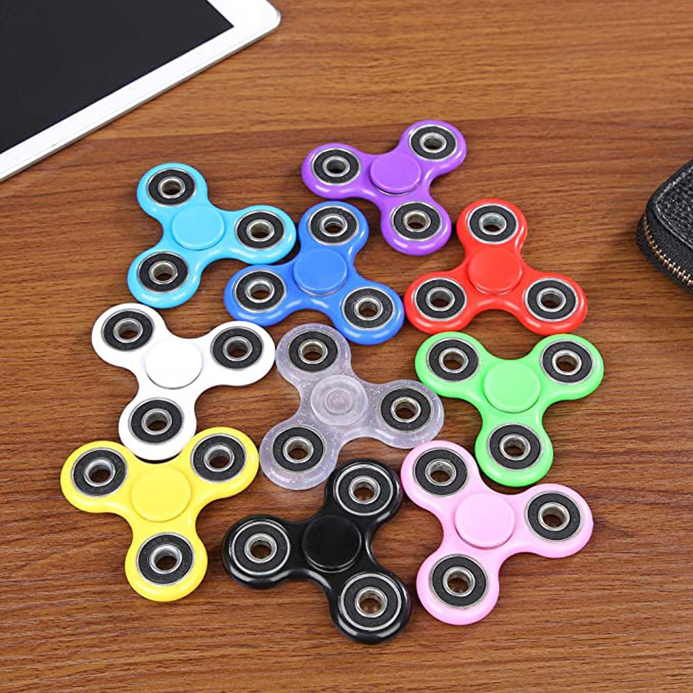 Metal Fidget Spinner 10 Pack Stainless Steel Bearing 2-5 Min High Speed ...