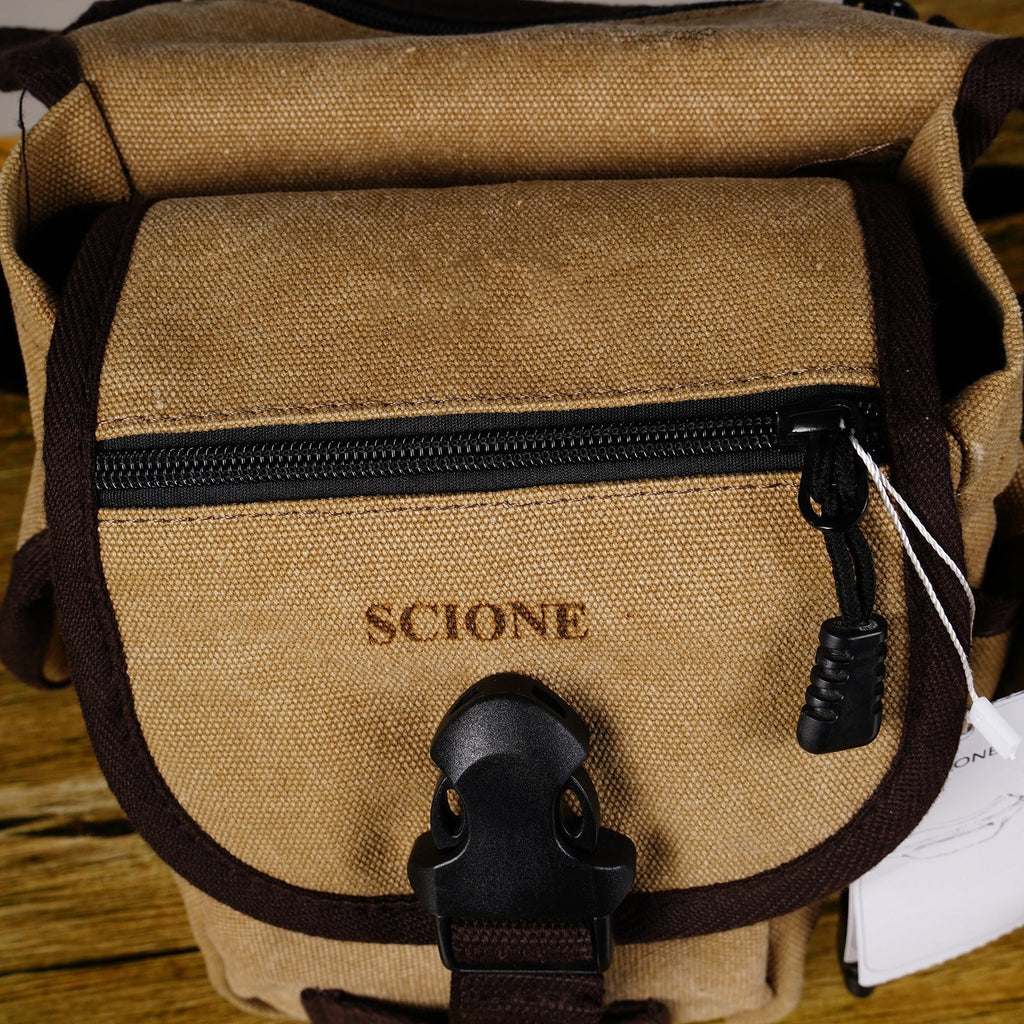 SCIONE Leg Canvas Sports Lightweight Pack for Men Tactical Motorcycle Bike Cycling Multi-Pocket Waist Travel Hiking Climbing Thigh Bag Pocket