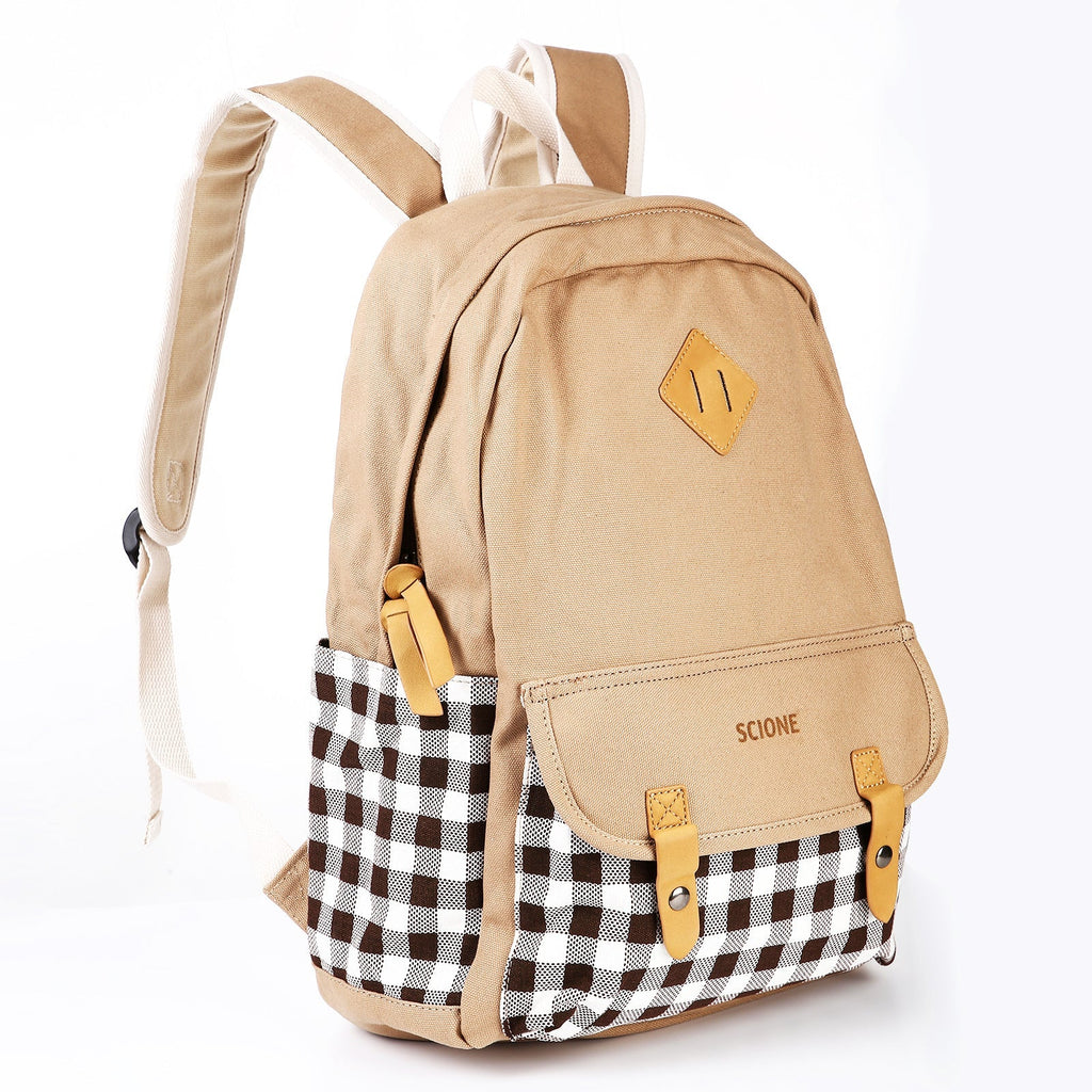 SCIONE Teen Girls Women Bookbag Bag Laptop Backpack for School Travel