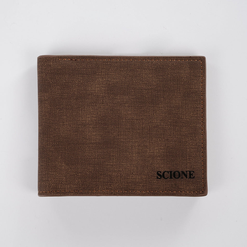 SCIONE Wallet Men's Slim Minimalist Wallets with RFID Blocking for Men Front Pocket Leather