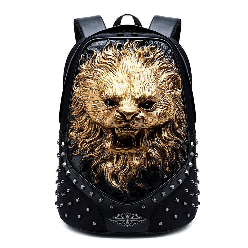 Woowooh 3D Embossed Punk Style Waterproof Animal Backpack
