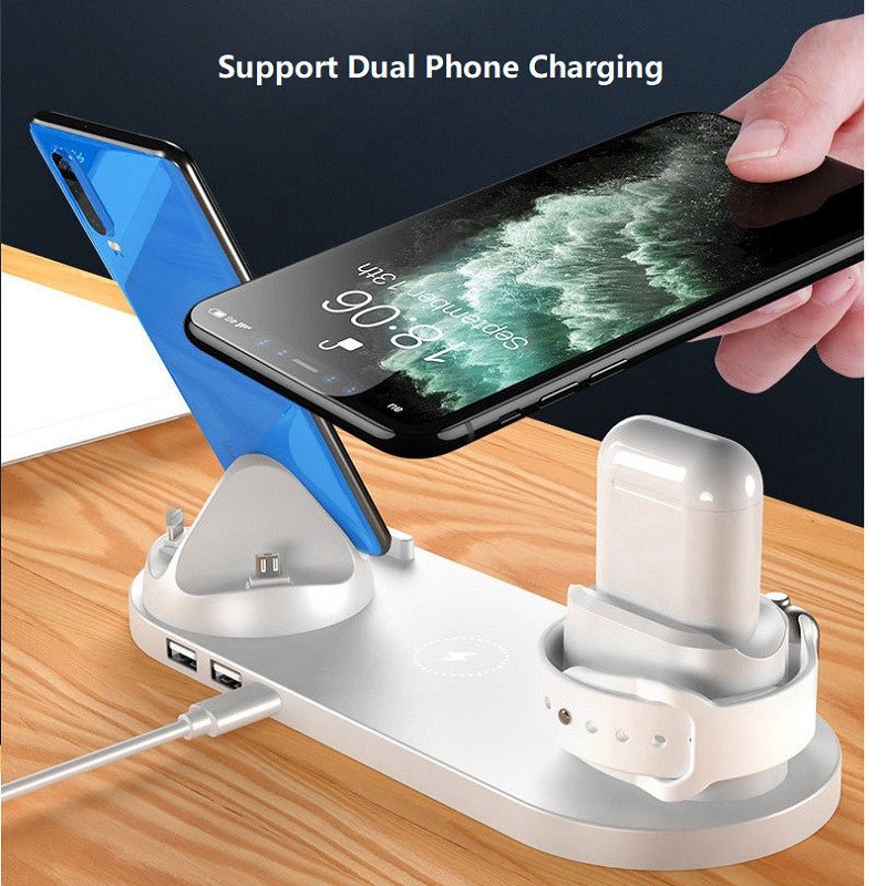 Woowooh 6-in-1 Wireless Fast Charging Station 10W