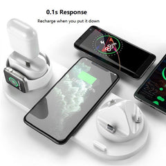 Woowooh 6-in-1 Wireless Fast Charging Station 10W