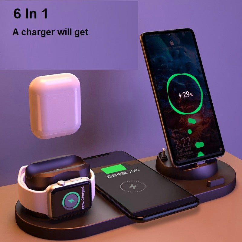 Woowooh 6-in-1 Wireless Fast Charging Station 10W