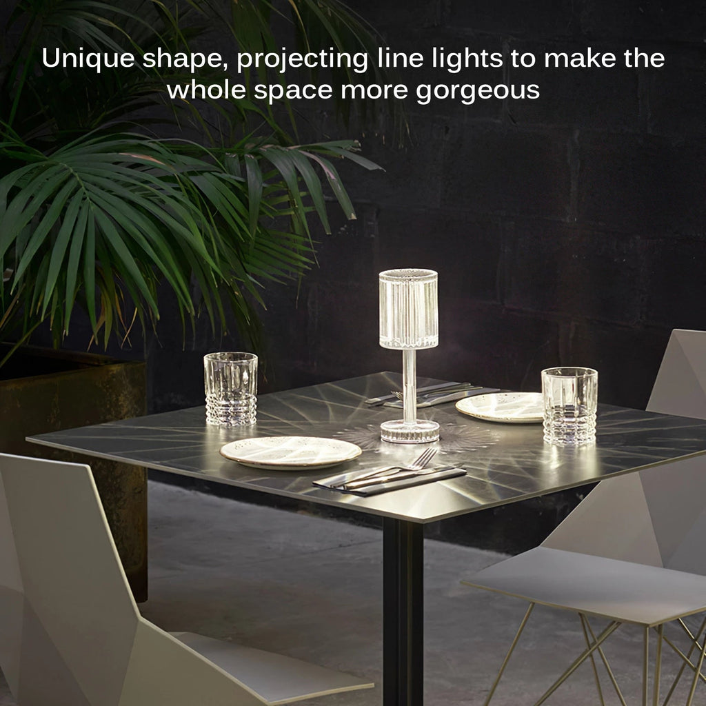 Woowooh Crystal Table Desk Lamp Ambient Light