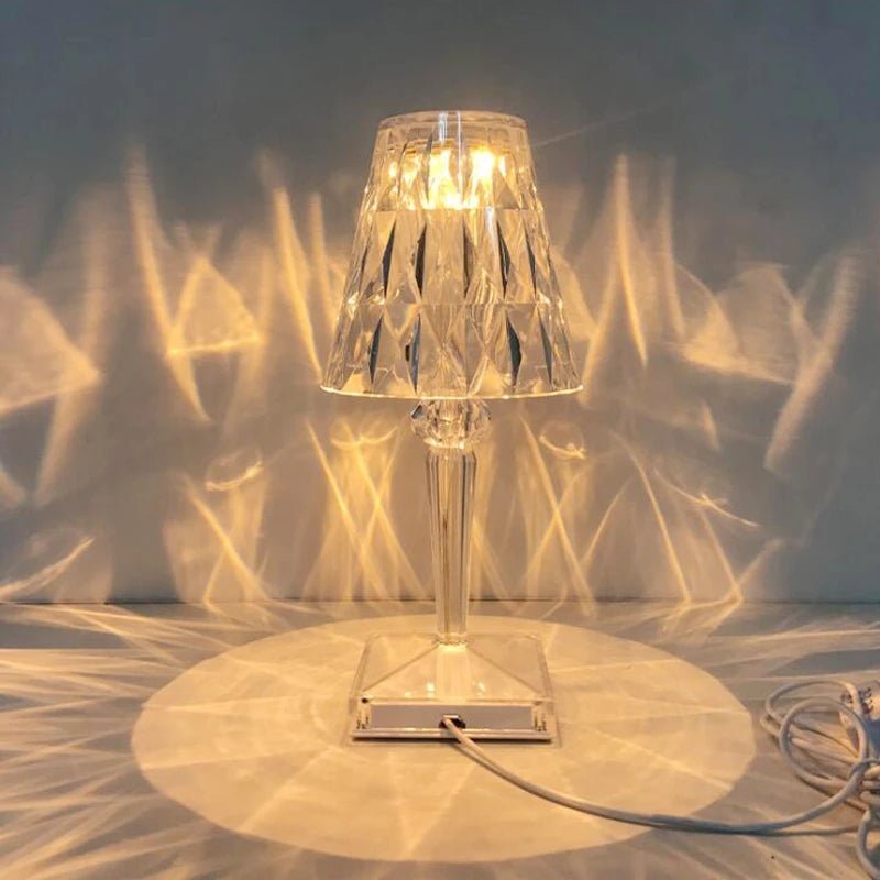 Woowooh Diamond Table Lamp Crystal