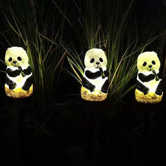 Woowooh Outdoor Panda Solar Garden Light