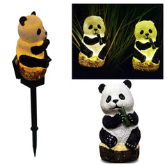 Woowooh Outdoor Panda Solar Garden Light