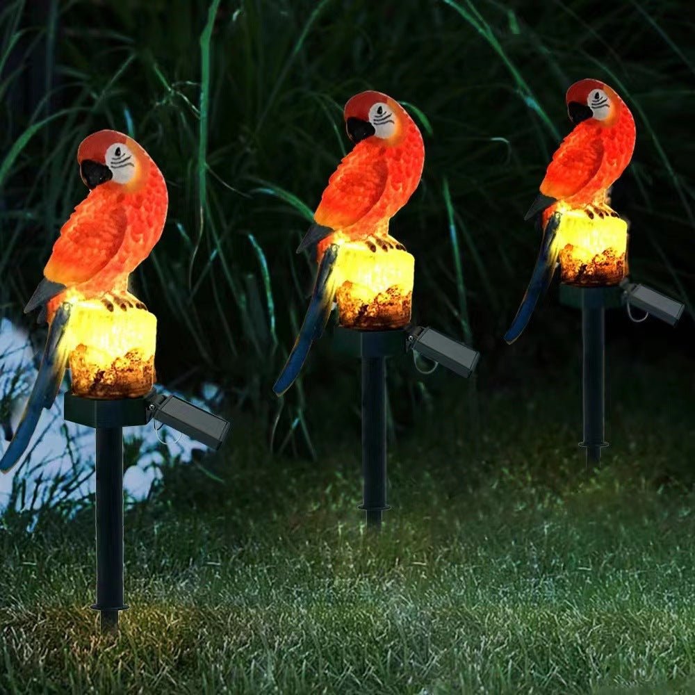 Woowooh Outdoor Solar Parrot Garden Light
