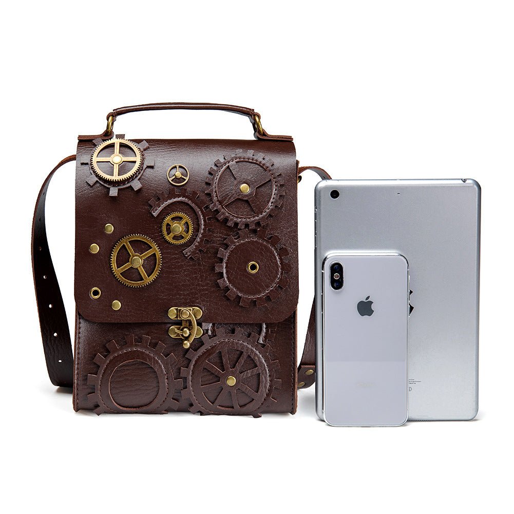 Woowooh Steampunk Diagonal Strap Pack with Gears
