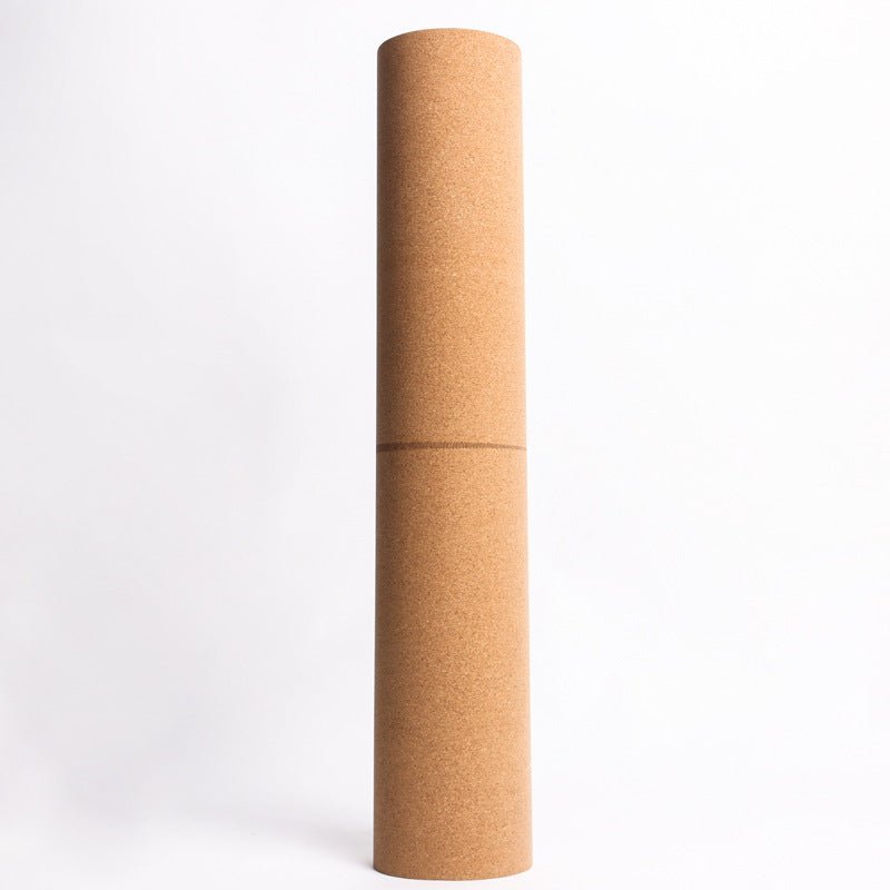 Woowooh Water Flow Cork Yoga Mat with Alignment Lines